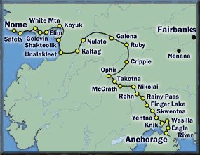 Percorso dell'Iditarod