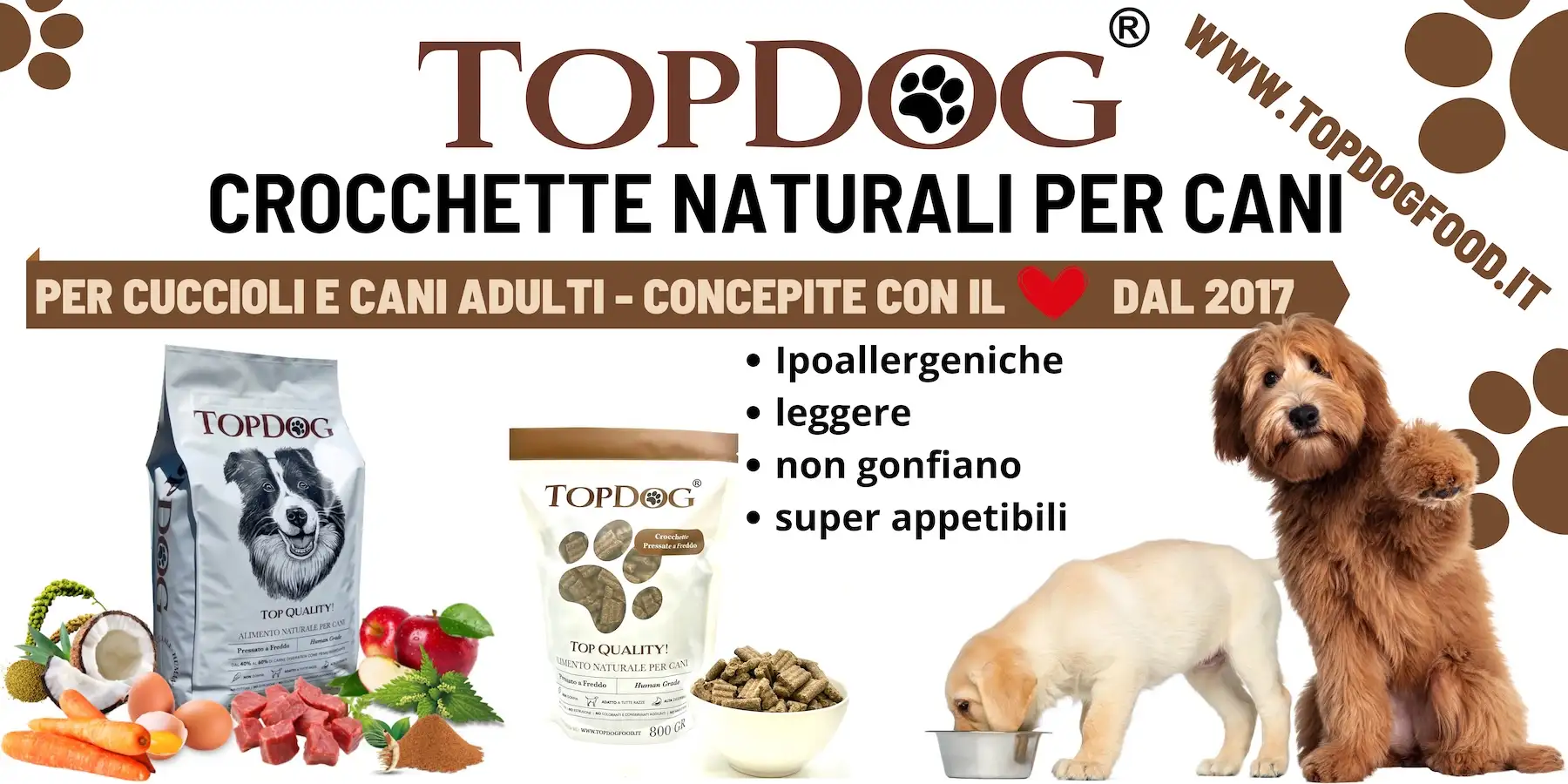 crocchette pressate a freddo topdog